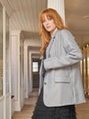 Black Colour Brielle Blazer - Grey