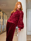 Black Colour Chiara Shirt - Wine