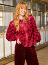 Black Colour Chiara Shirt - Wine