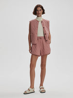 Varley Catrine Quilted Short - Ash Rose
