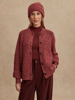 Varley Patricia Rib Cardigan - Red Flecked