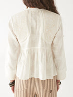 Maison Hotel Ariana Blouse - Mosaique Ivory
