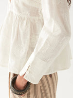 Maison Hotel Ariana Blouse - Mosaique Ivory