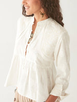 Maison Hotel Ariana Blouse - Mosaique Ivory