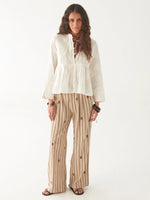 Maison Hotel Ariana Blouse - Mosaique Ivory