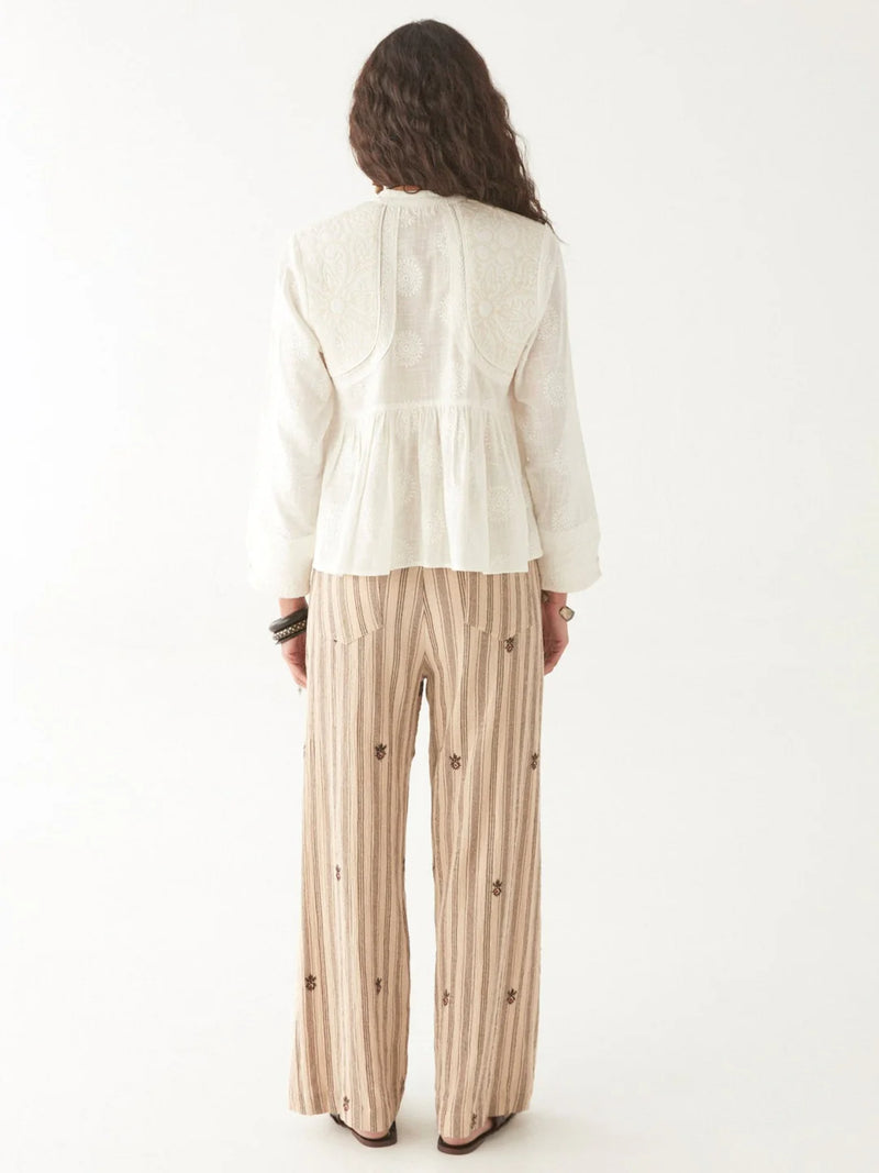 Maison Hotel Ariana Blouse - Mosaique Ivory