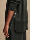 Varley Barker High Neck Sweat - Olive Marl