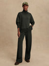 Varley Barker High Neck Sweat - Olive Marl