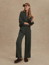 Varley The Wide Leg Pant 30 - Olive Marl