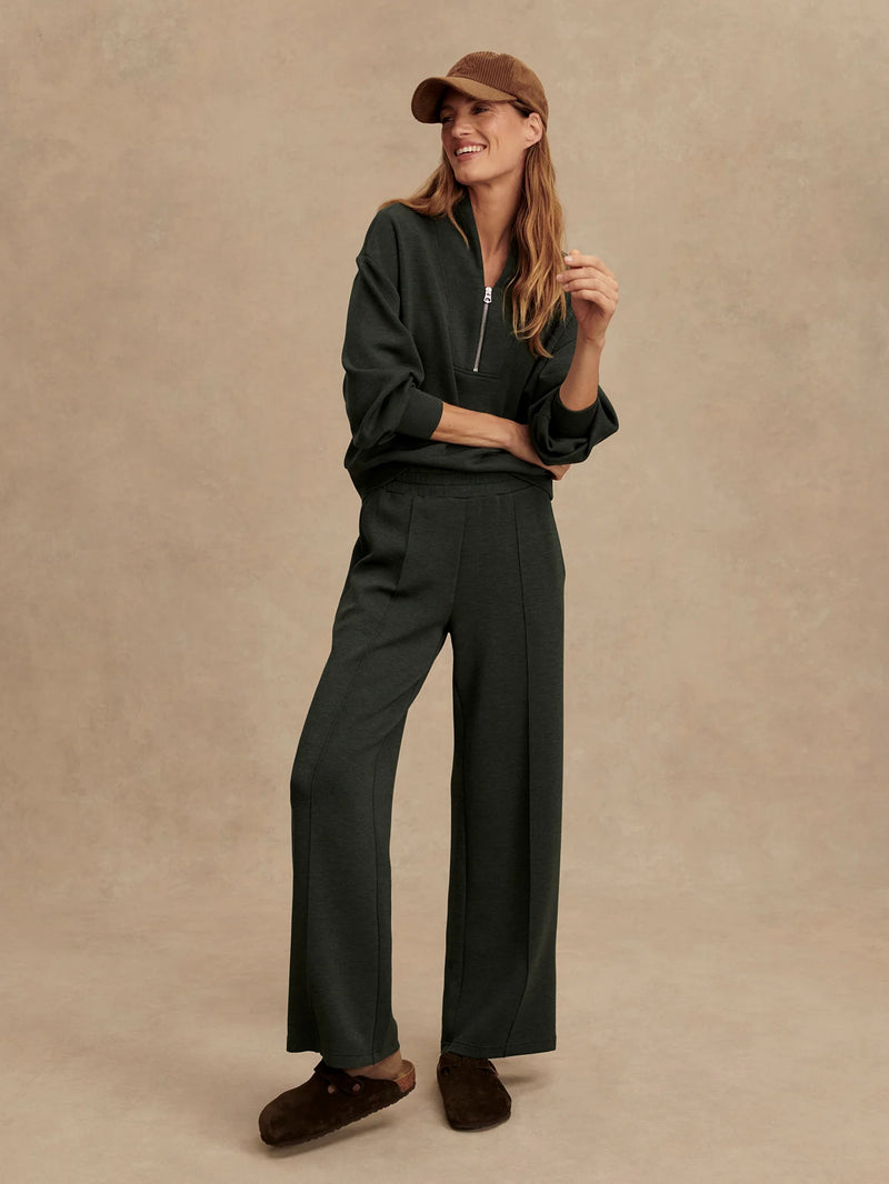 Varley The Wide Leg Pant 30 - Olive Marl
