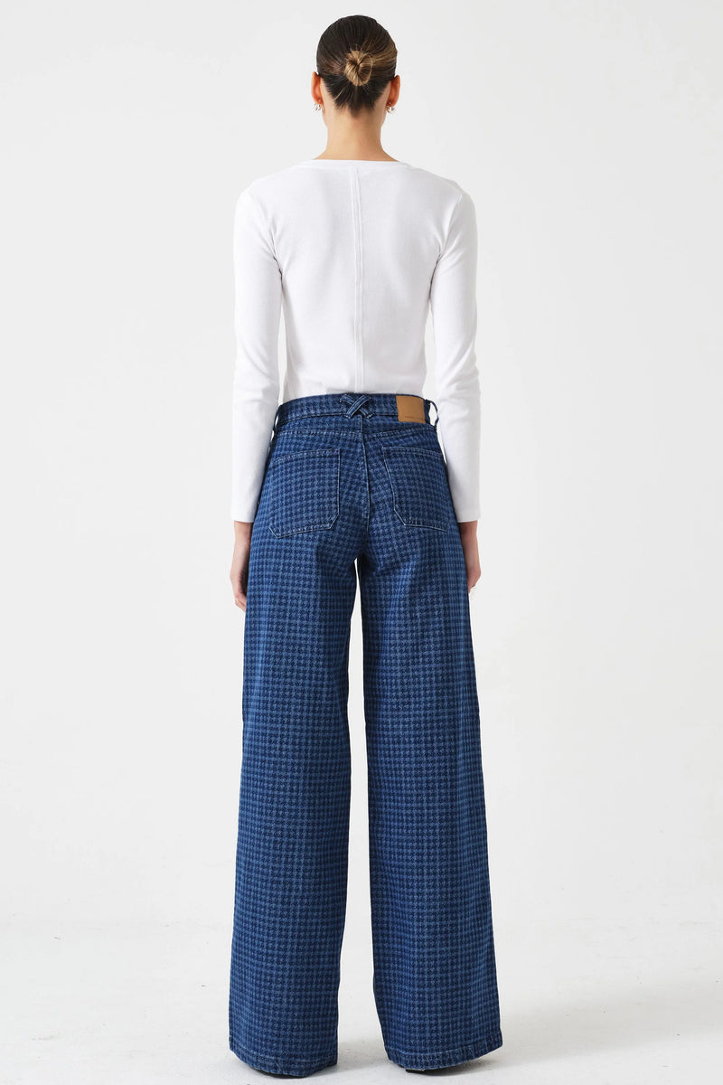 Seventy + Mochi Bay Jean  - Houndstooth Idaho