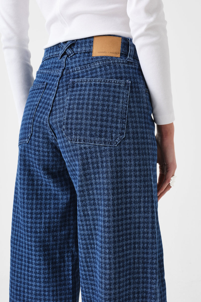 Seventy + Mochi Bay Jean  - Houndstooth Idaho