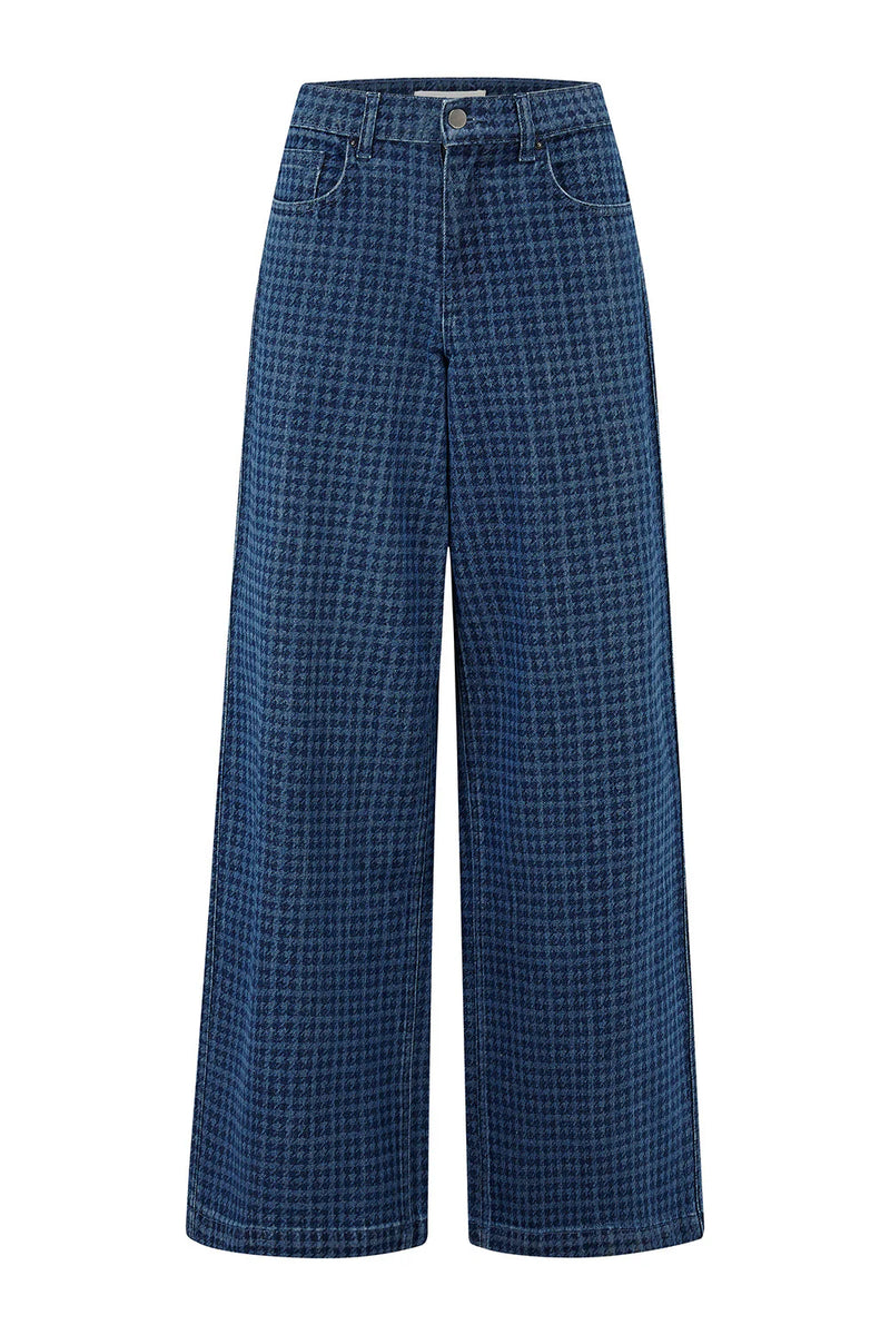 Seventy + Mochi Bay Jean  - Houndstooth Idaho