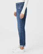 Paige Brigitte Straight Leg Raw Hem Jeans - Whatever Distressed