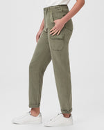 Paige Drew Cargo Jeans - Vintage Ivy Green