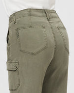 Paige Drew Cargo Jeans - Vintage Ivy Green