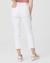 Paige High Rise Brigitte Raw Hem Jeans - White Noise Distressed