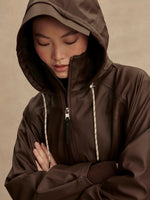 Varley Kirsten Rain Coat - Dark Truffle