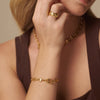 Orelia Mariner Chain T-Bar Bracelet - Gold