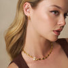 Orelia Mariner Chain T-Bar Necklace - Gold