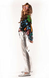 Wild Disco Metallic Trousers - Silver