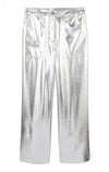 Wild Disco Metallic Trousers - Silver