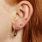 Scream Pretty Diamond Drop Single Flat Back Earring - Gold