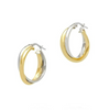 The Hoop Station 2-Tone Twists -Gold/Silver