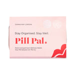 Donna May London Portable Pill Organiser - Blush Pink Faux Leather