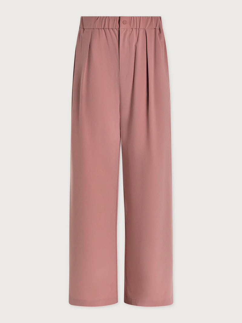 Varley Kayson Wide Leg Pant 29.5 - Ash Rose
