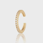 Scream Pretty Slim Sparkling Single Ear Cuff - Gold