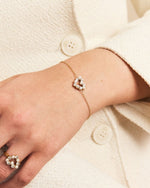 Edblad Affinity Pearl Heart Bracelet - Gold