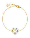 Edblad Affinity Pearl Heart Bracelet - Gold