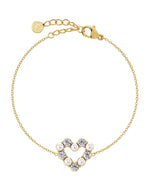 Edblad Affinity Pearl Heart Bracelet - Gold