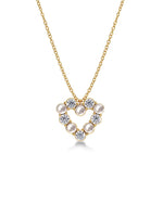 Edblad Affinity Pearl Heart Necklace - Gold