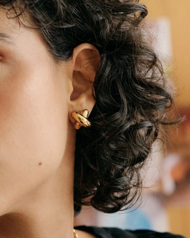 Edblad Alexa Stud L - Gold – Lulu&M