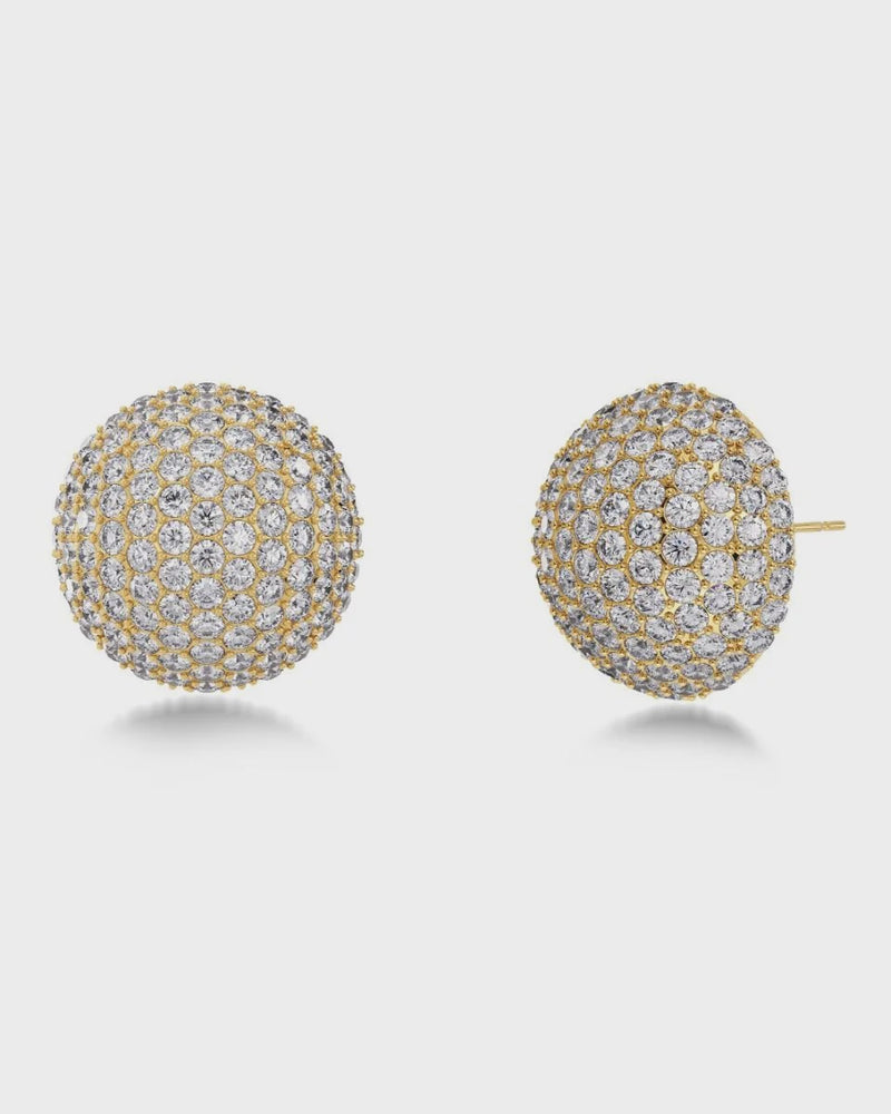 Edblad Bead Sparkle Studs - Gold