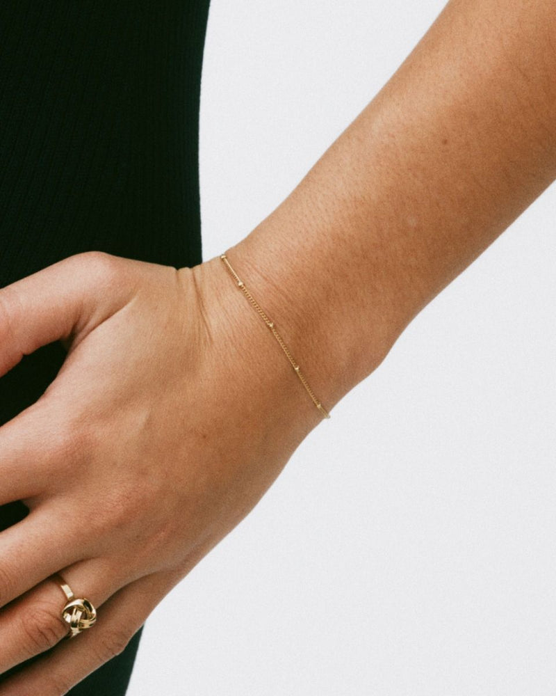 Edblad Beaded Chain Bracelet - Gold
