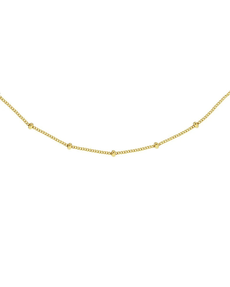 Edblad Beaded Chain Necklace - Gold