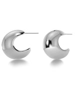 Edblad Bold Creoles Large Earrings - Steel