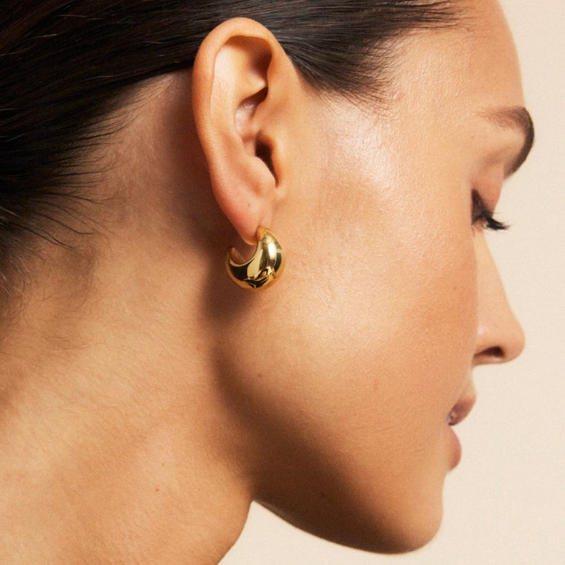Edblad Bold Creoles Small - Gold