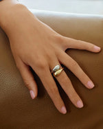 Edblad Harmony Necklace Ring Mixed  - Gold/Silver