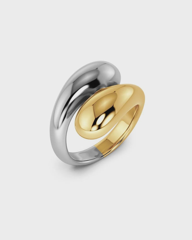 Edblad Harmony Necklace Ring Mixed  - Gold/Silver