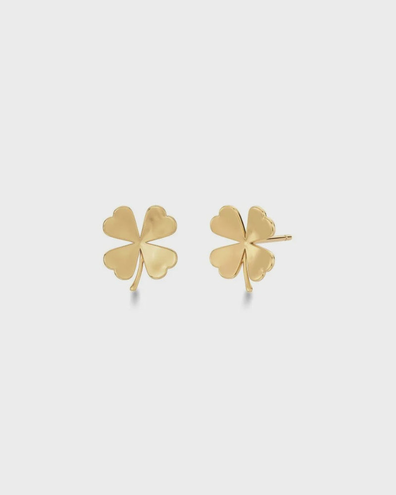 Edblad Lucky Stud Earrings - Gold