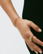 Edblad Perlina Chain Bracelet - Black/Gold
