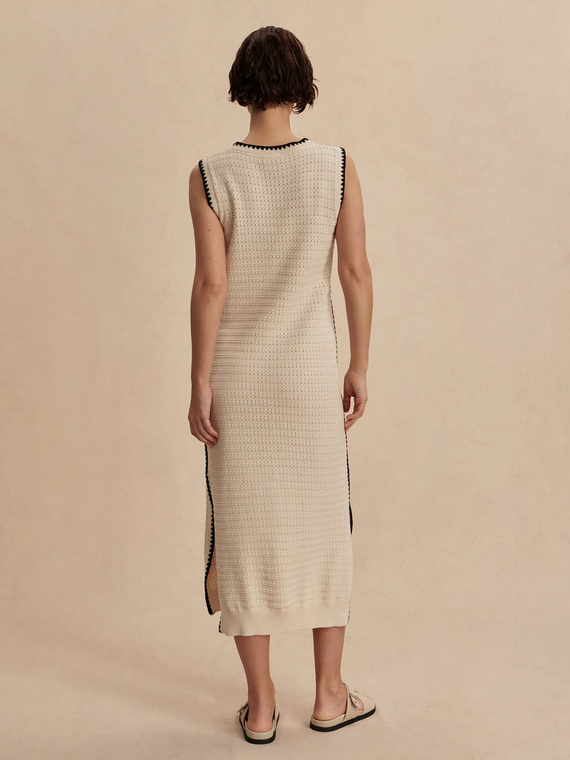 Varley Dwight Tank Knit Dress - Birch