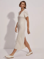 Varley Aria Knit Midi Dress - Whitecap Grey
