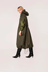 Rainkiss Herringbone Raincoat - Green