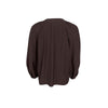 Black Colour Luisa Blouse - Coffee