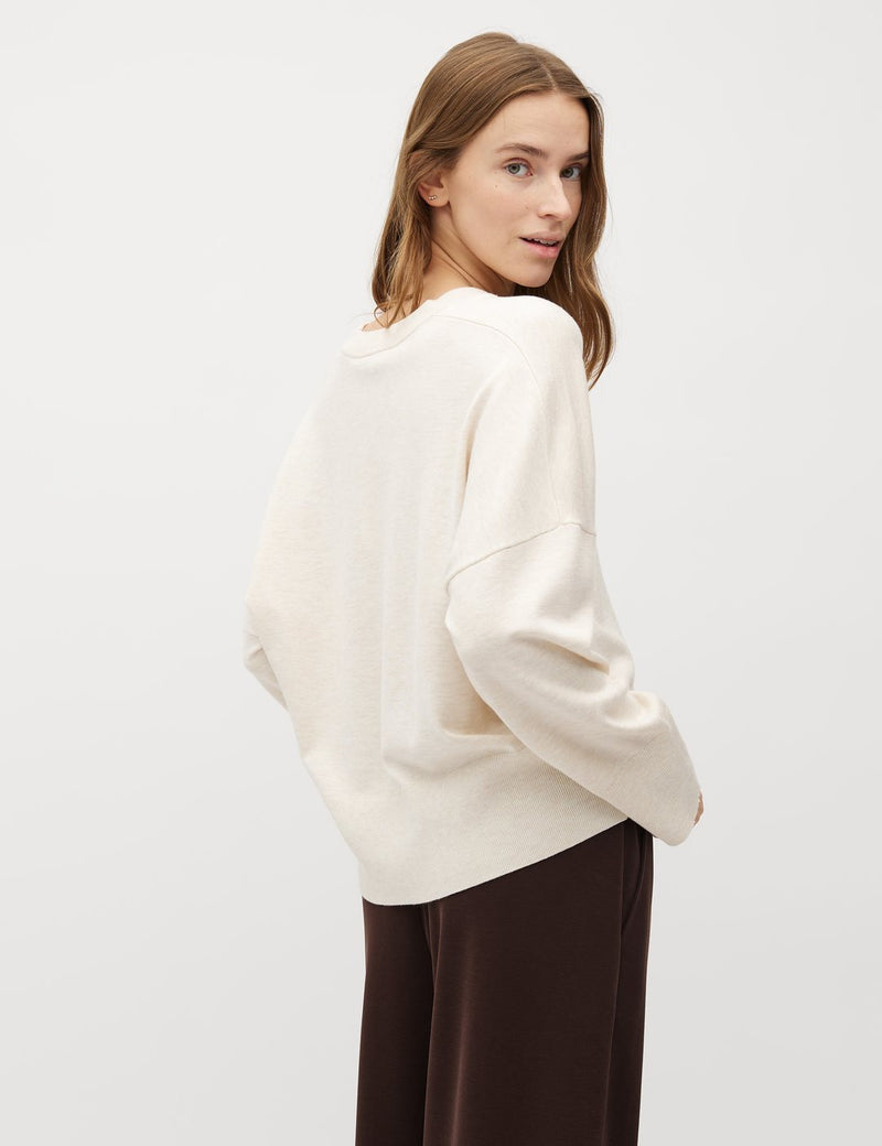 MBYM Gillian V Bravani Knit - Sugar Melange